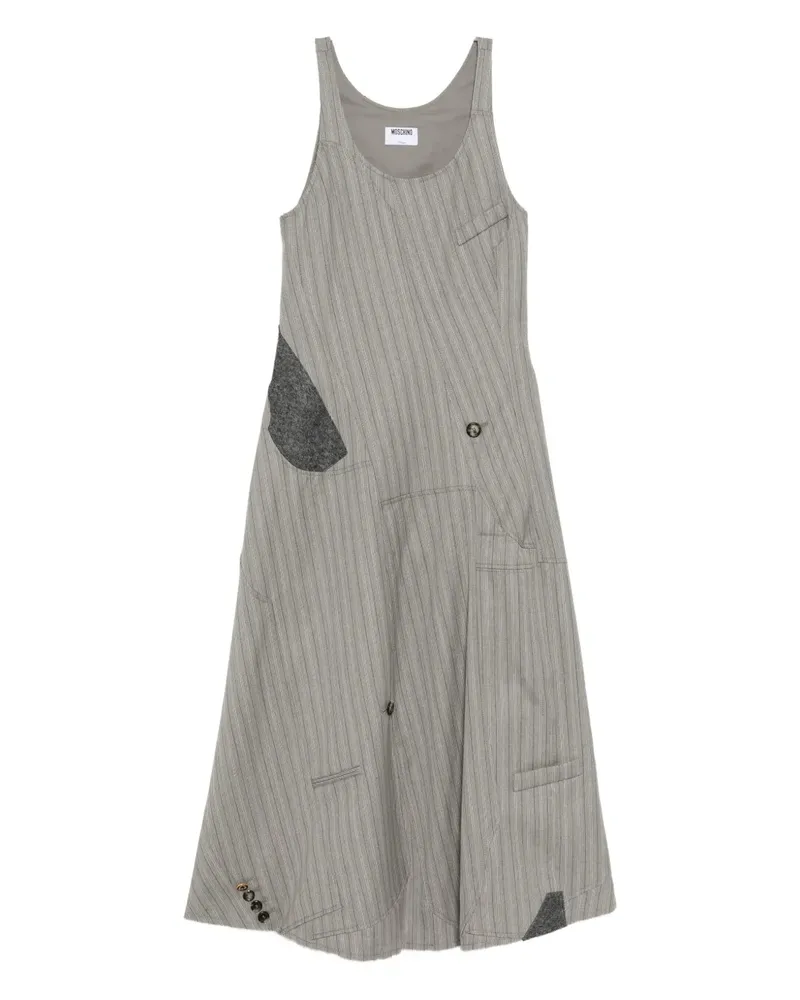 Moschino Asymmetrisches Kleid - Grau Grau
