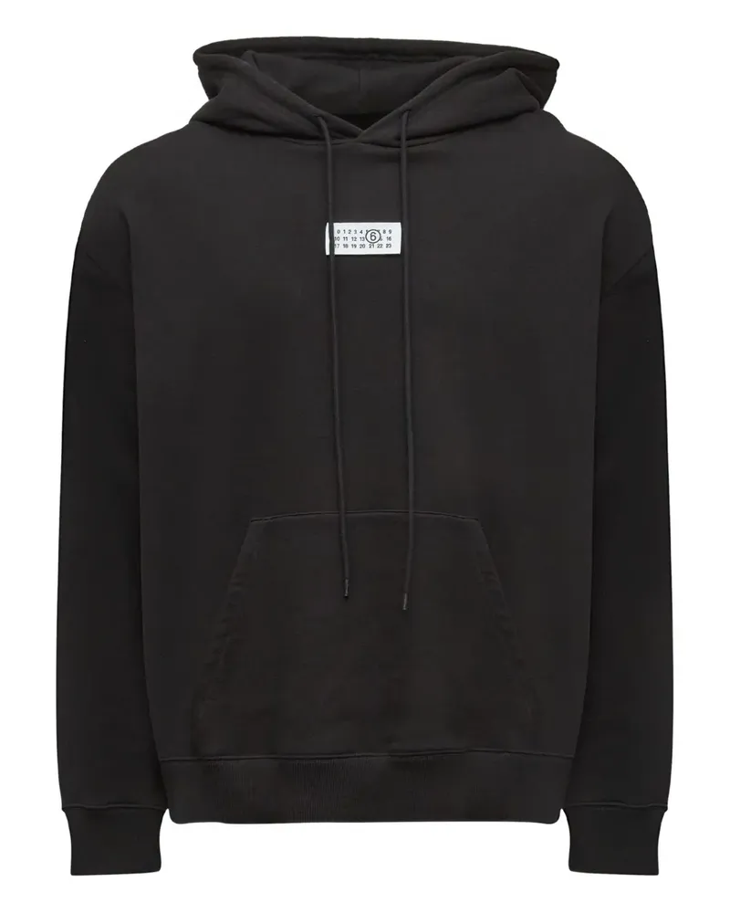 Maison Margiela Klassischer Hoodie - Schwarz Schwarz