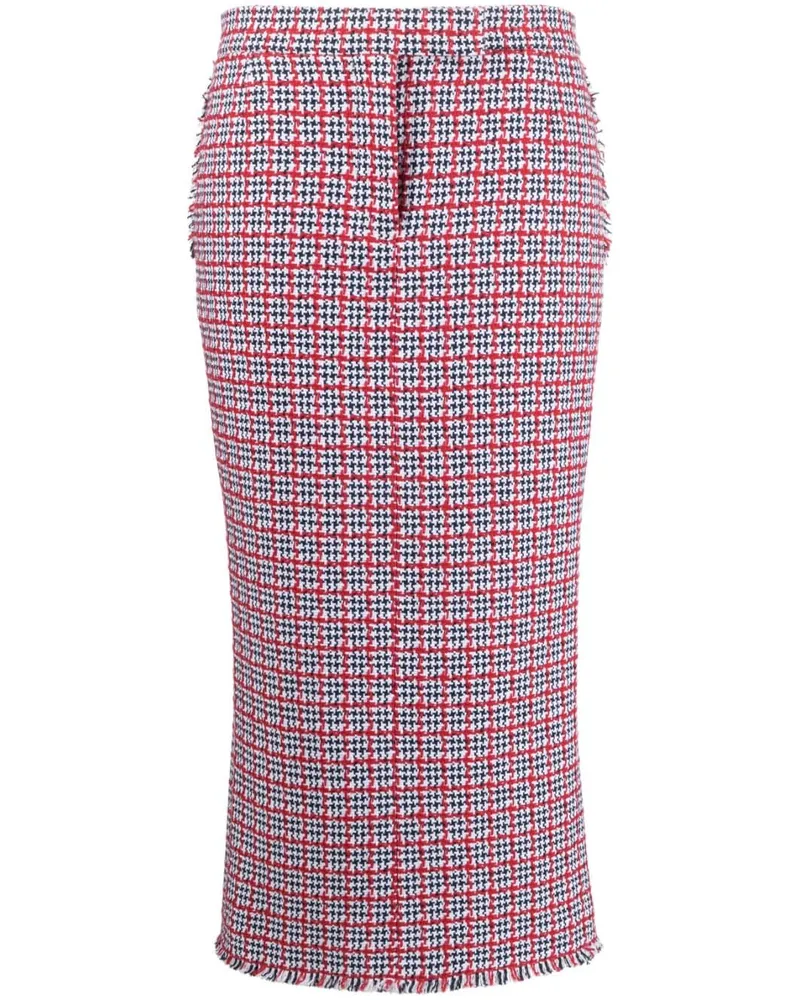 Thom Browne Rock mit Check - Weiß Weiß