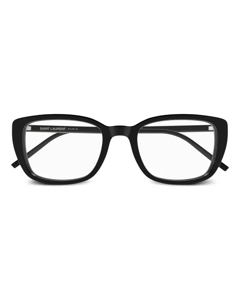 Saint Laurent Brille mit eckigem Gestell - Schwarz Schwarz