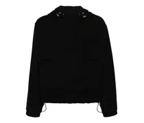 Windbreaker mit Kapuze - Schwarz