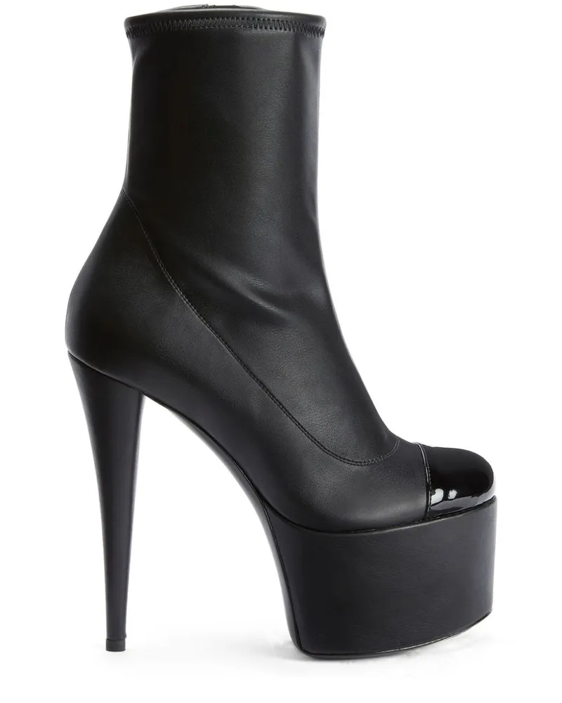 Giuseppe Zanotti GZ-Yana Plateau-Stiefel 150mm - Schwarz Schwarz
