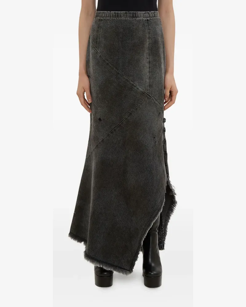 Theyskens' Theory Langer Jeansrock - Grau Grau