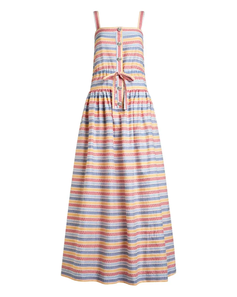 Etro Gestreiftes Kleid - Blau Blau