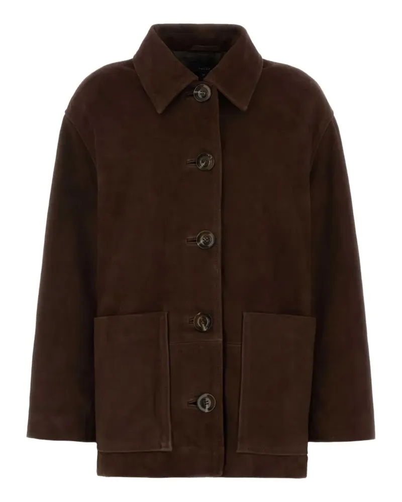 Soeur Vincenzo suede jacket - Braun Braun