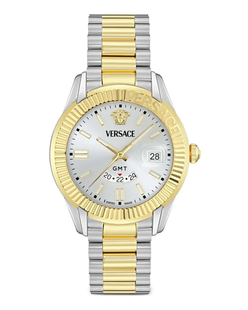 Versace Apodis fluted bezel 41mm watch - Silber Silber