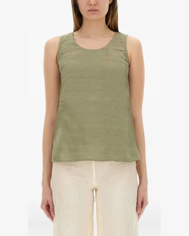 120% Lino linen blouse - Grün Grün
