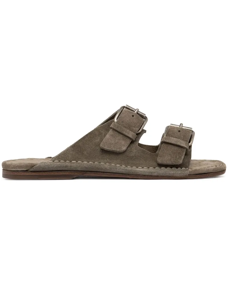 Buttero Sandalen aus Wildleder - Braun Braun