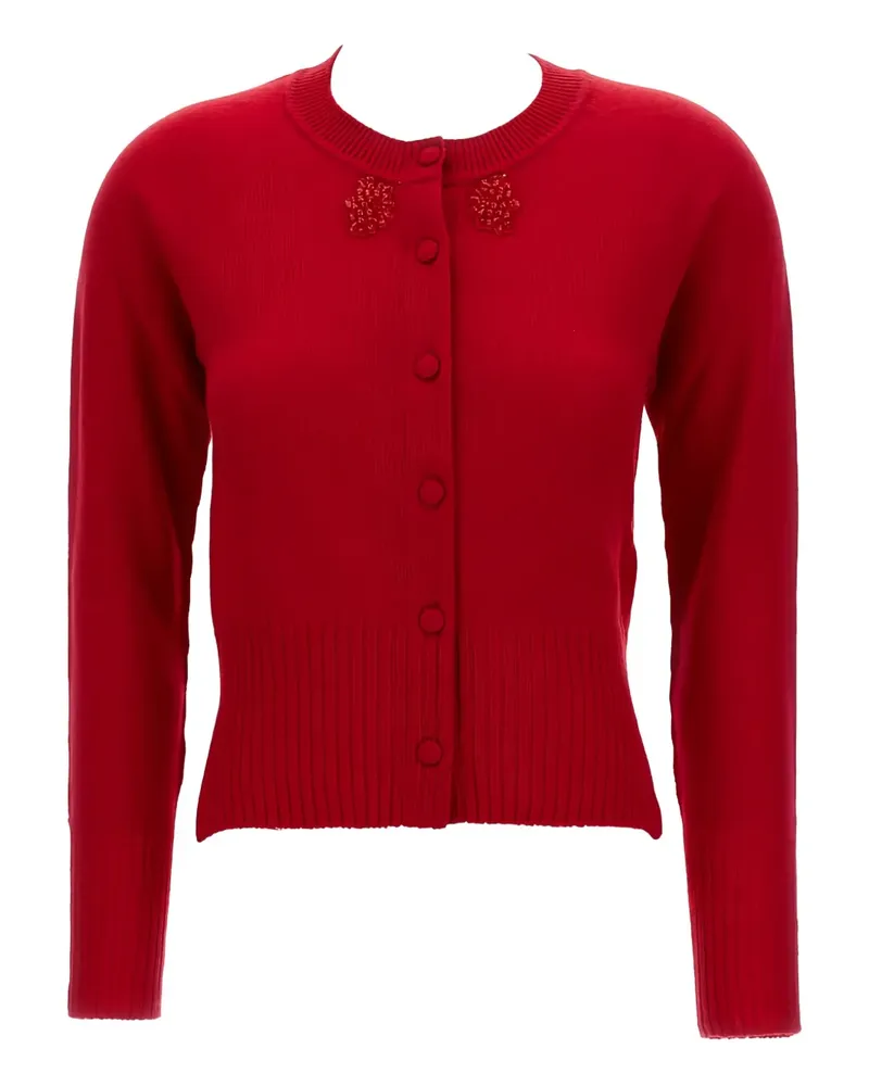 Simone Rocha embellished cardigan - Rot Rot