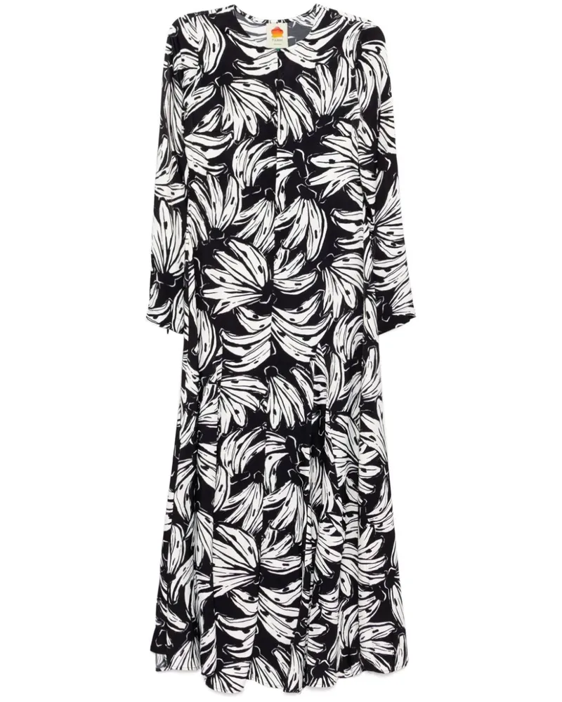 FARM Rio Bossa Banana Kleid - Schwarz Schwarz