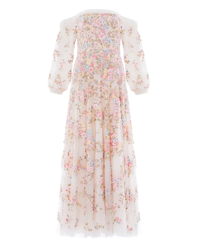 Needle & Thread Lunaria Abendkleid - Nude Nude