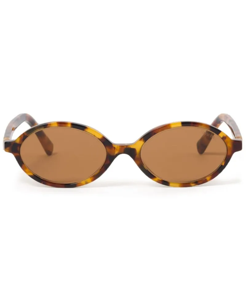 Miu Miu Miu Regard Sonnenbrille - Braun Braun