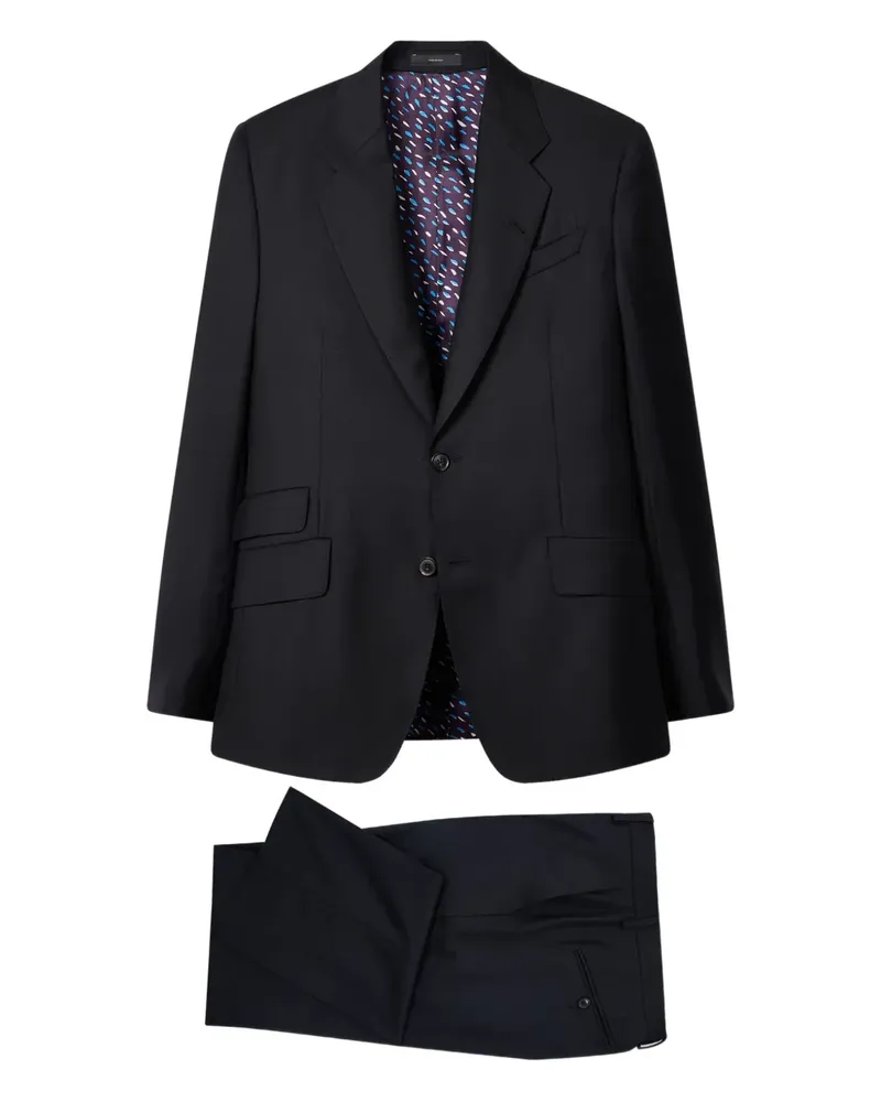 Paul Smith Einreihiger Anzug - Schwarz Schwarz