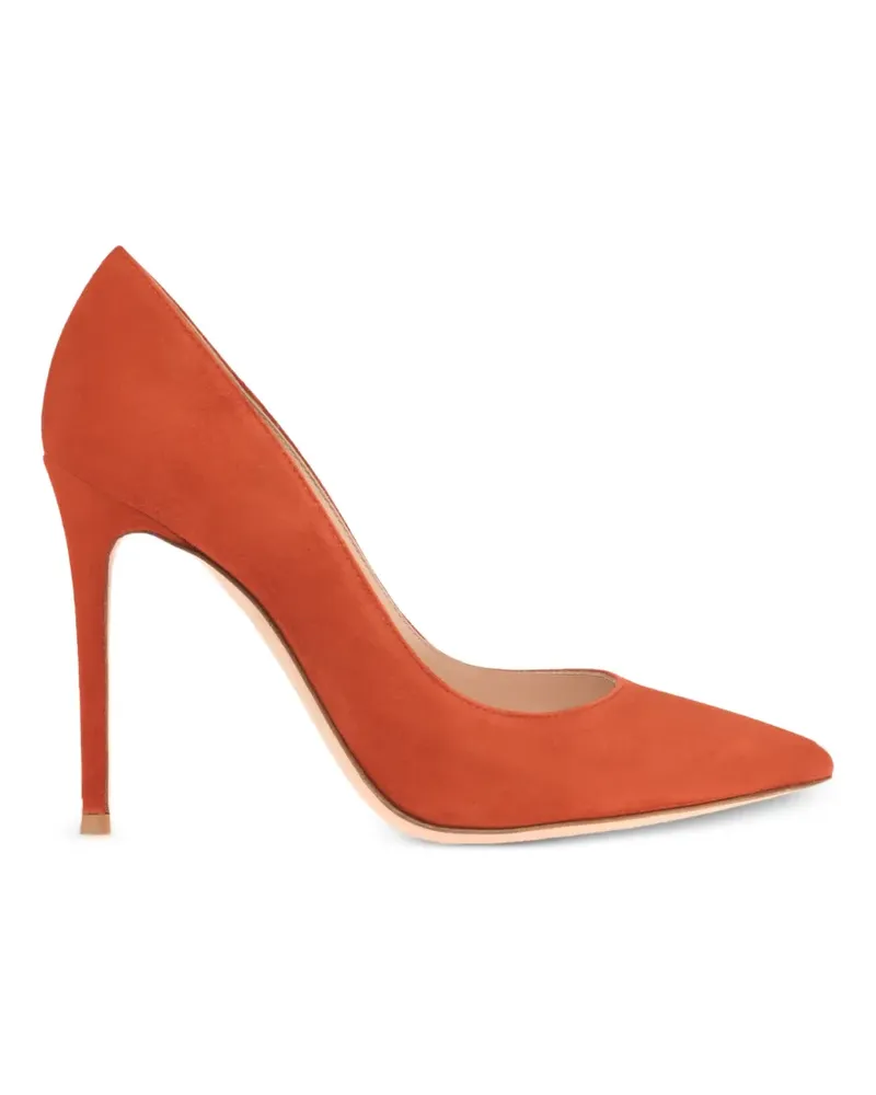 Gianvito Rossi Spitze GIANVITO Wildleder-Pumps - Orange Orange