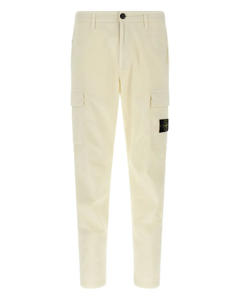 Stone Island Cargohose mit Logo-Patch - Nude Nude