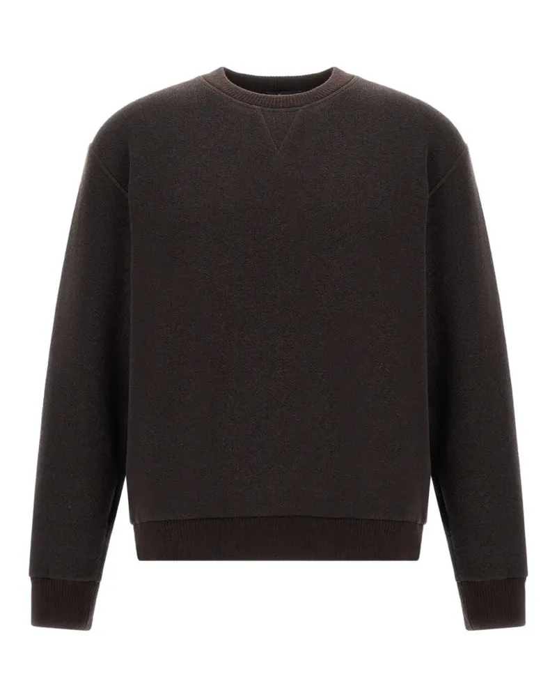 Herno Sweatshirt mit Rundhalsausschnitt - Braun Braun