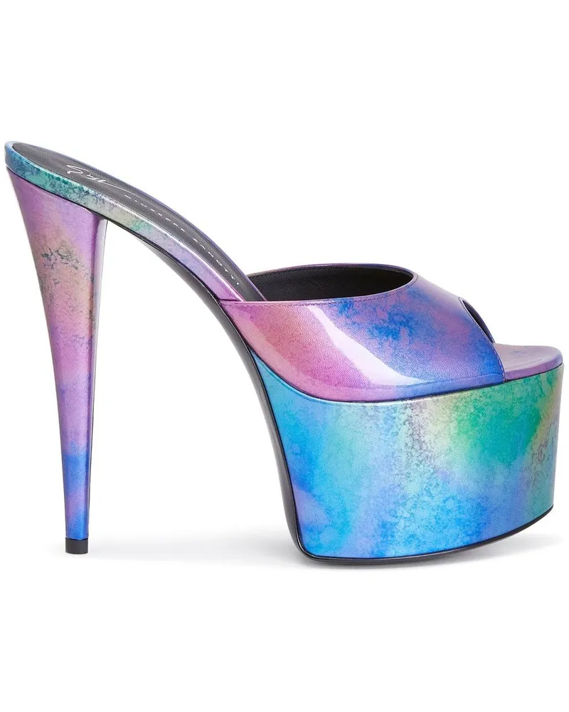 Giuseppe Zanotti GZ Aida Plateau-Sandalen 150mm - Mehrfarbig Mehrfarbig