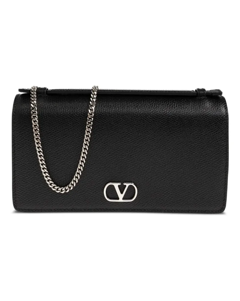 Valentino Garavani Schultertasche mit VLogo - Schwarz Schwarz