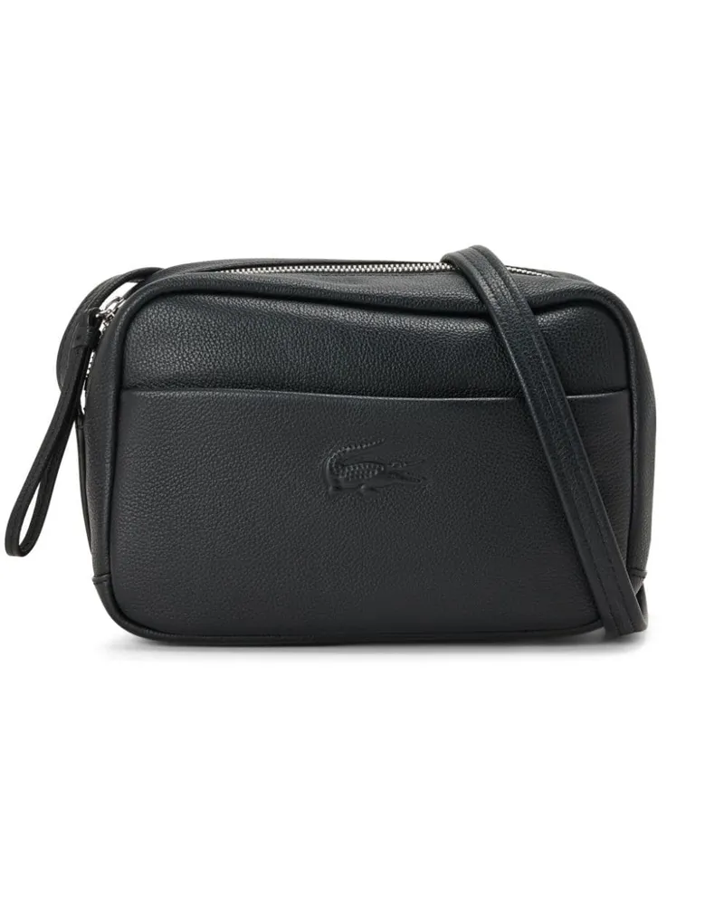 Lacoste Crossover-Schultertasche Schwarz