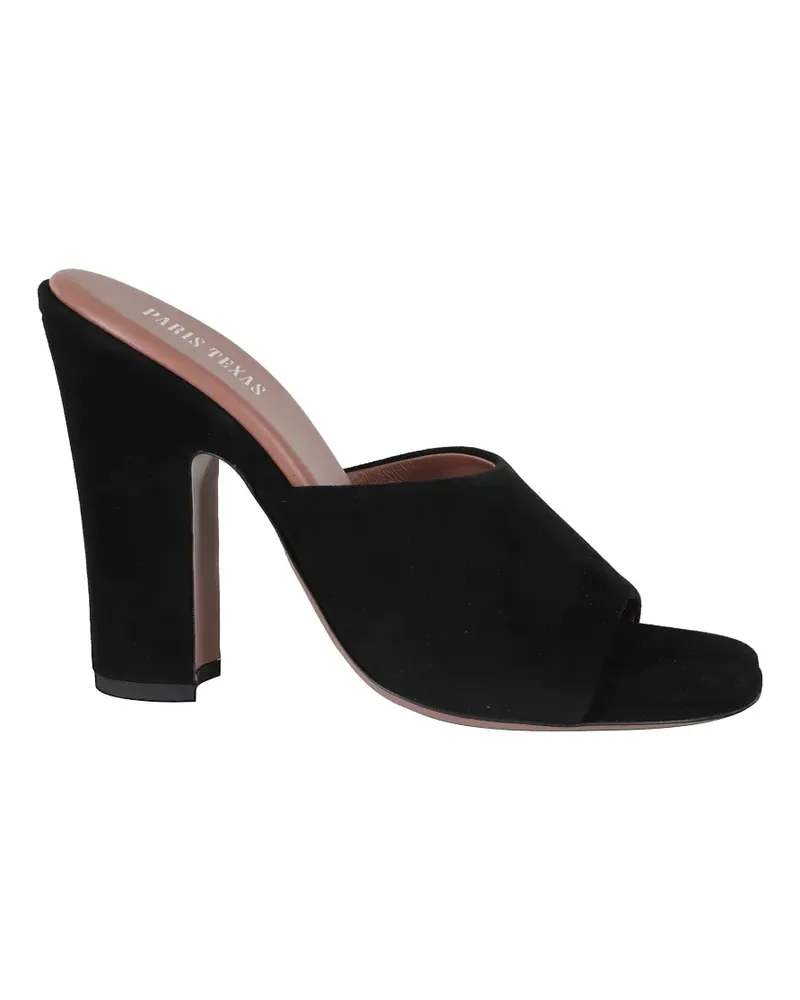 Paris Texas Ava suede block-heel sandals - Schwarz Schwarz