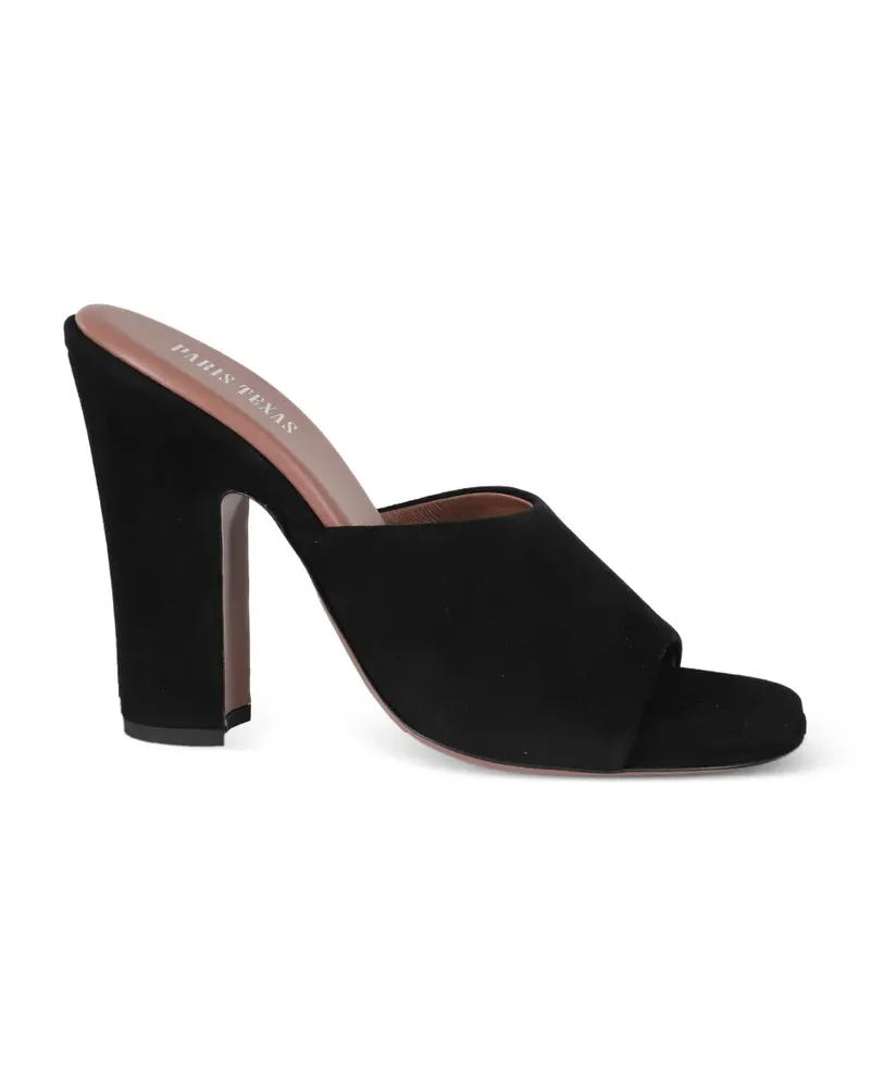 Paris Texas Ava suede block-heel sandals - Schwarz Schwarz