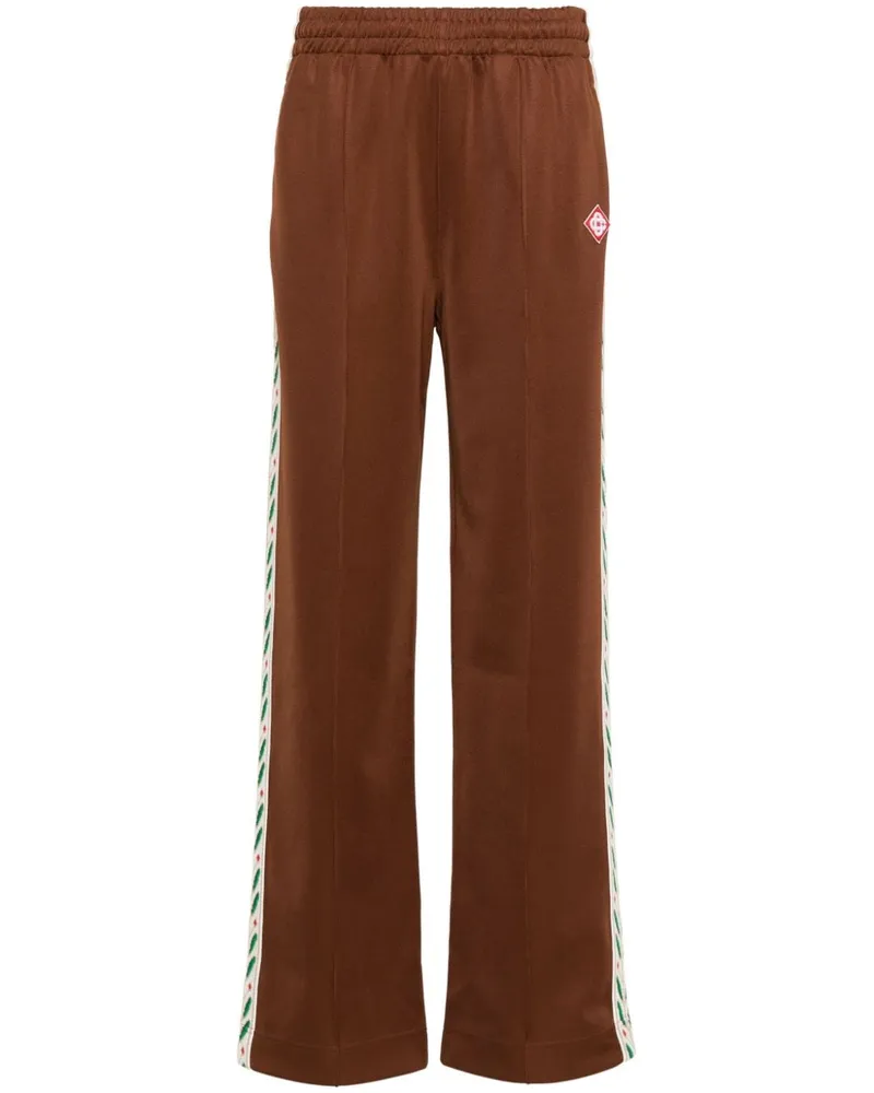 Casablanca Paris Laurel Jogginghose mit geradem Bein - Braun Braun