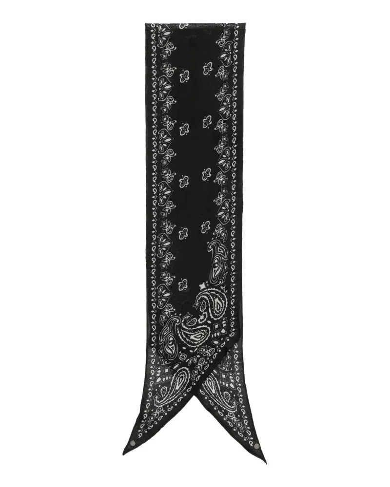 Destin Bandana mit Paisley-Print - Schwarz Schwarz