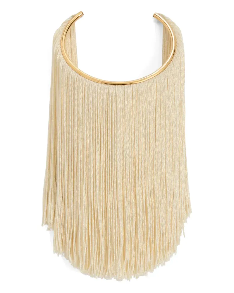 Jil Sander Halskette mit Fransen - Gold Gold