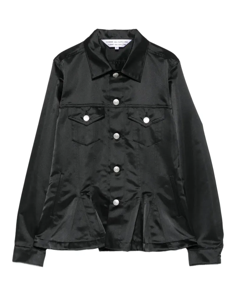 Comme des Garçons Jacke mit Schößchen - Schwarz Schwarz