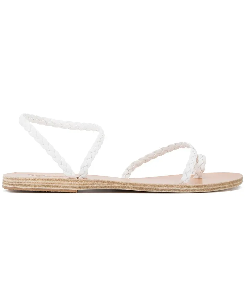 Ancient Greek Sandals Geflochtene 'Eleftheria' Sandalen - Weiß Weiß