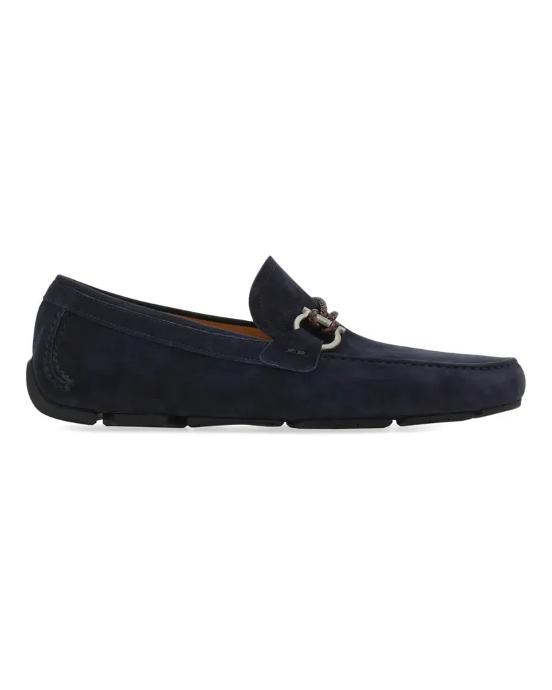 Ferragamo Loafer mit Gancini-Detail - Blau Blau