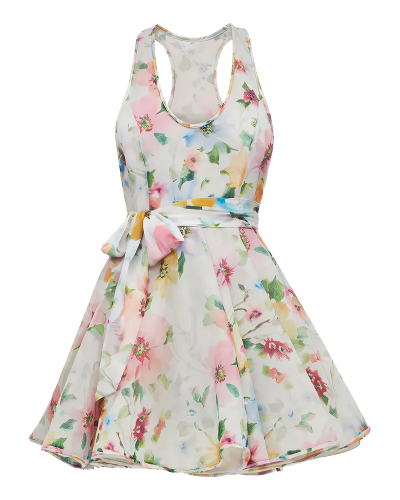 Zimmermann Alchemy floral-print mini dress - Weiß Weiß