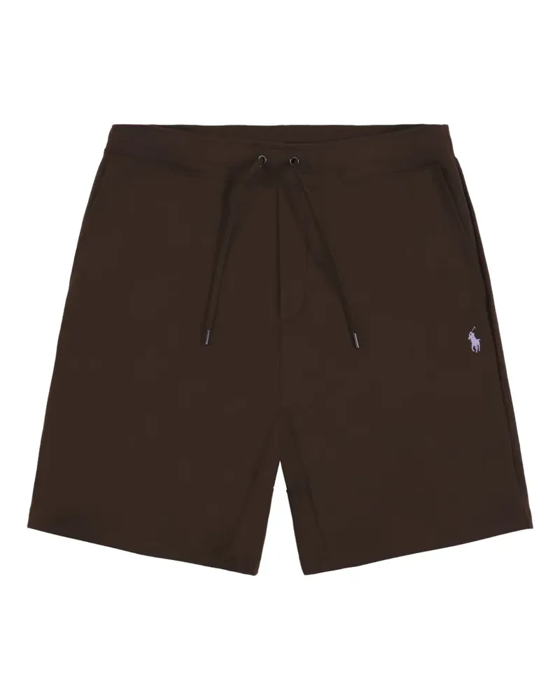 Ralph Lauren double-knit logo-embroidered shorts - Braun Braun