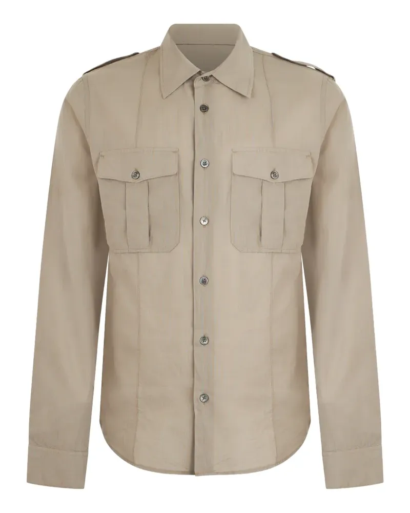 Our Legacy checkered shirt - Nude Nude