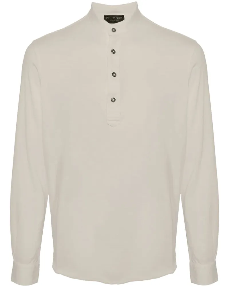 Dell'oglio Klassisches Henley-Hemd - Nude Nude