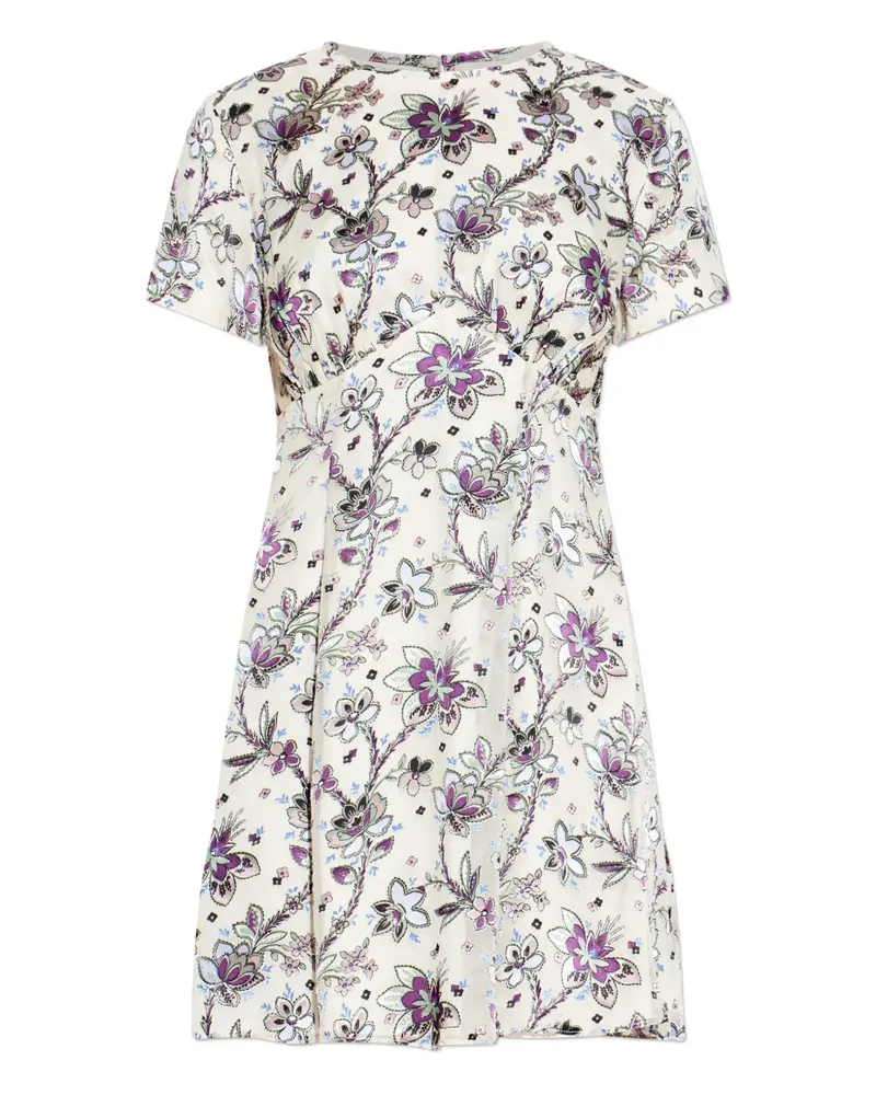 Kate Spade floral-pattern short-sleeve dress - Nude Nude
