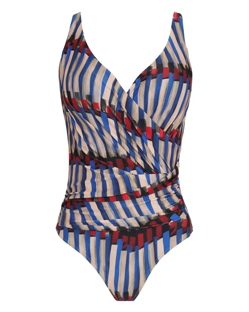 Lygia & Nanny striped printed swimsuit - Nude Nude
