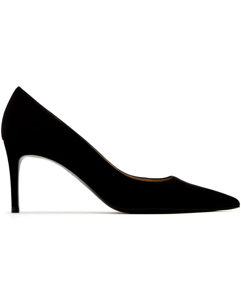 Stuart Weitzman Pumps aus Wildleder 75mm - Schwarz Schwarz