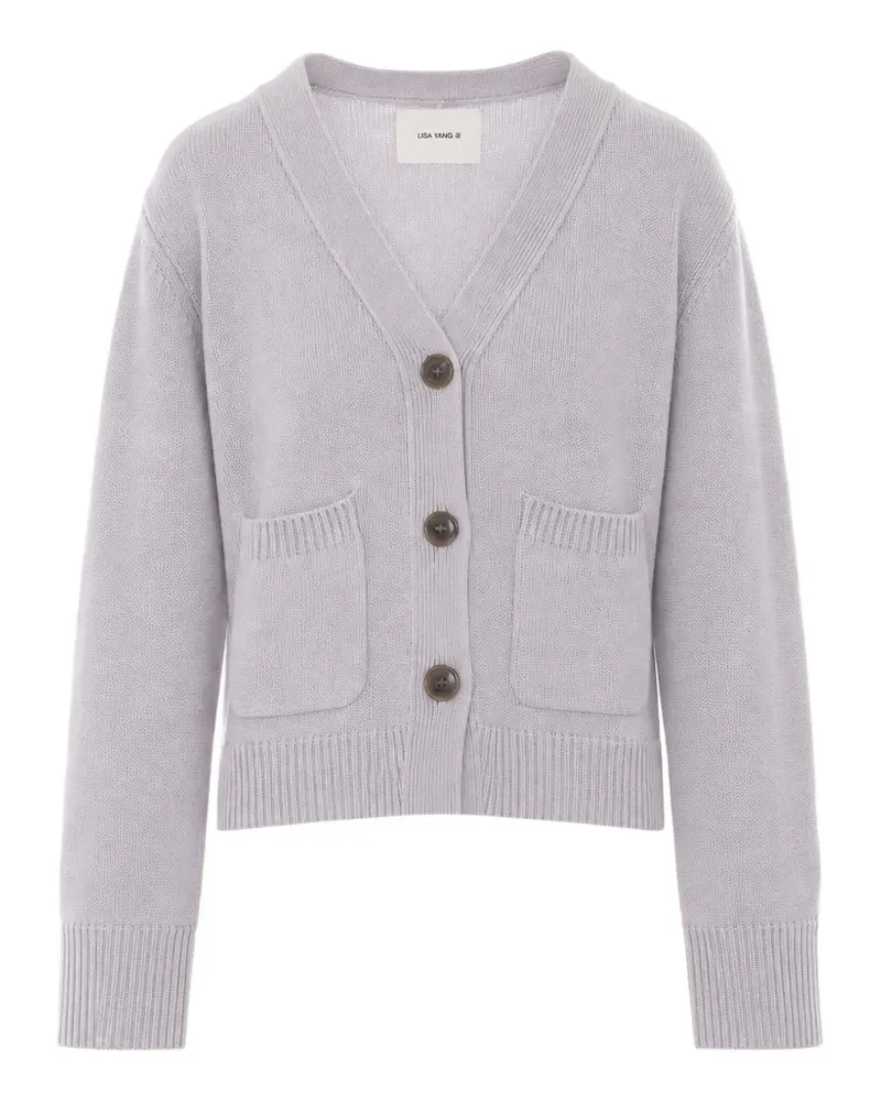 Lisa Yang Danni patch-pocket cardigan - Violett Violett