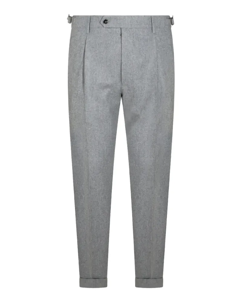 Berwich Plissierte Hose - Grau Grau