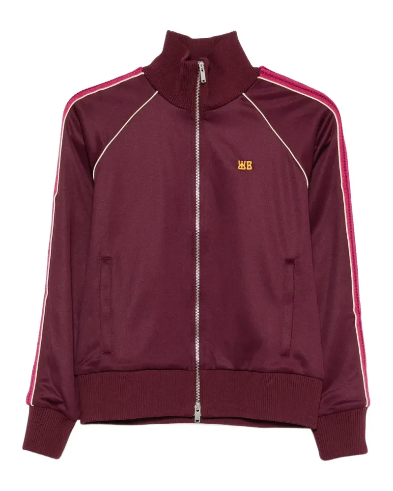 Wales Bonner Sportjacke mit gestreiftem Einsatz - Rot Rot
