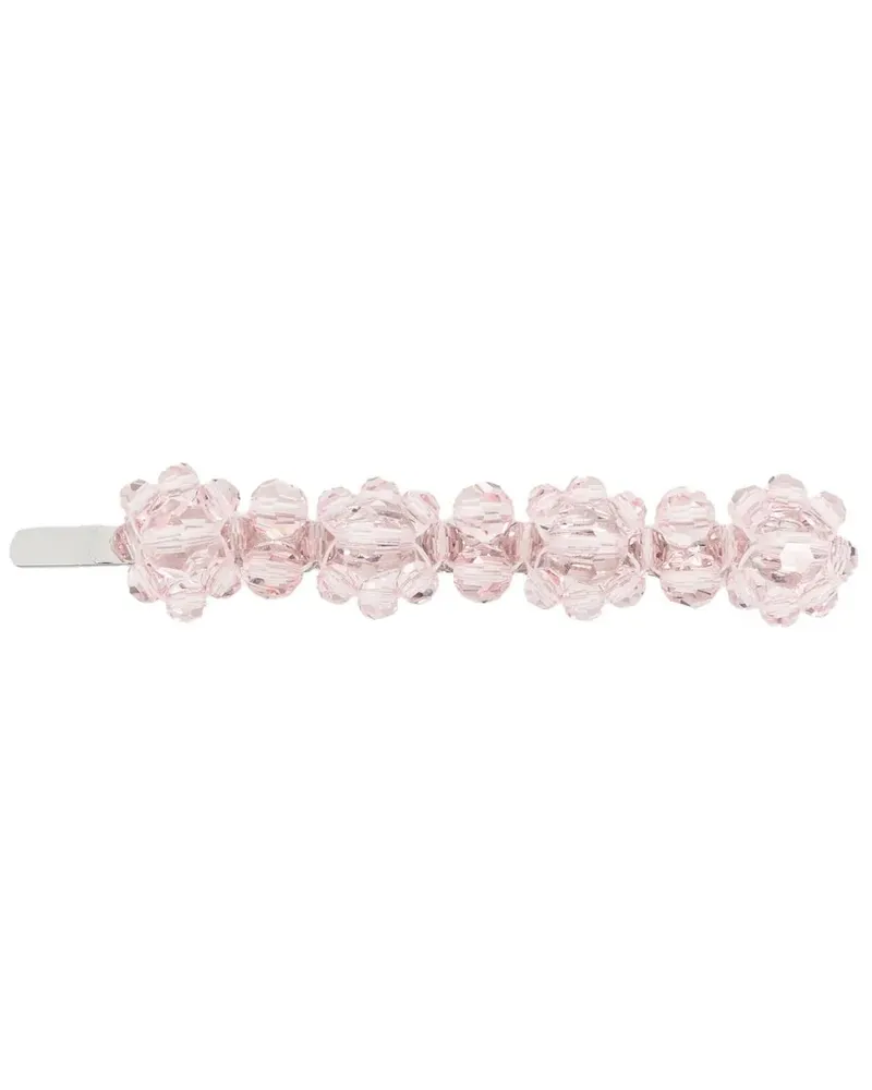 Simone Rocha Verzierte Haarspange - Rosa Rosa