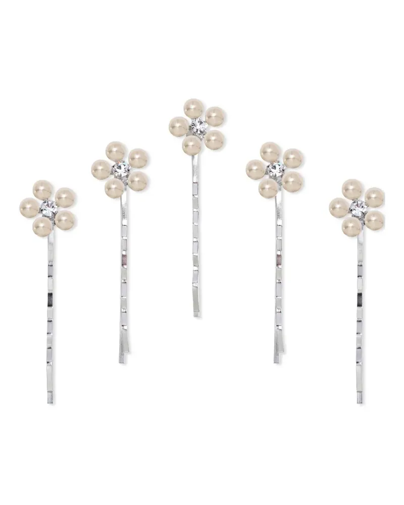 Jennifer Behr Zaya Bobby Pins (5er-Set) - Silber Silber