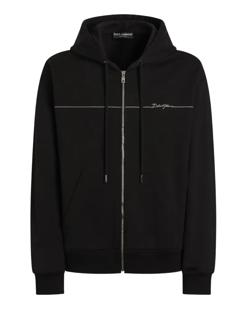 Dolce & Gabbana Sweatshirt mit Kapuze - Schwarz Schwarz