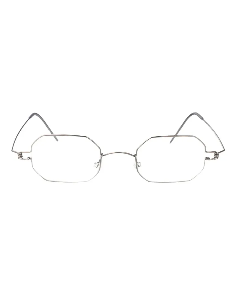 Lindberg Theis geometric-frame glasses - Grau Grau