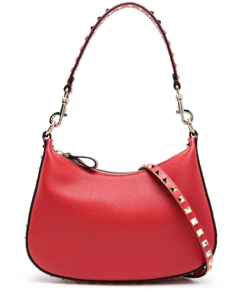 Valentino Garavani Kleine Rockstud Schultertasche - Rot Rot