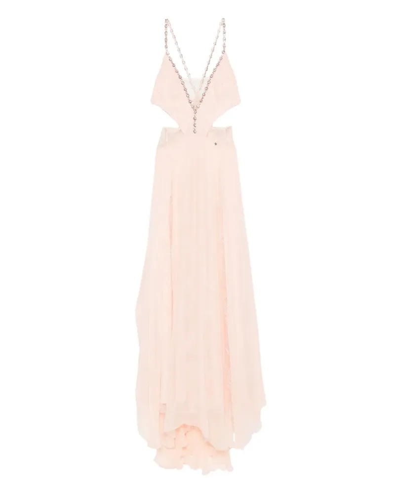NISSA Verziertes Maxikleid - Rosa Rosa