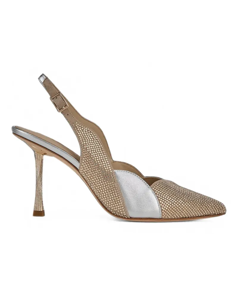 Kat Maconie Metallic-Pumps - Nude Nude