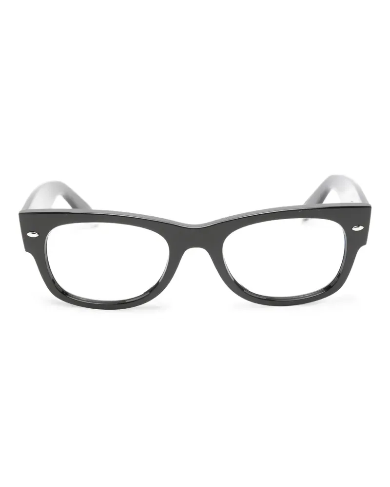 Ray Ban Brille mit eckigem Gestell - Schwarz Schwarz