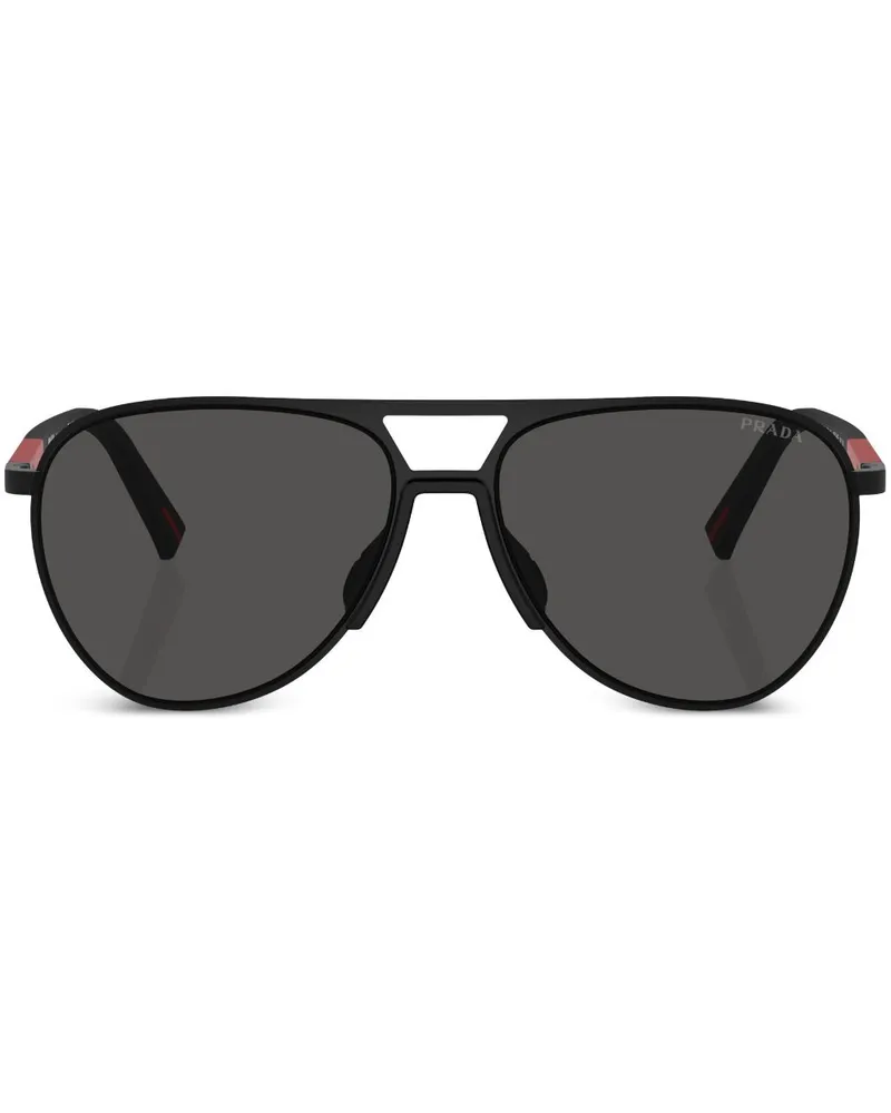 Prada Linea Rossa Sonnenbrille - Schwarz Schwarz